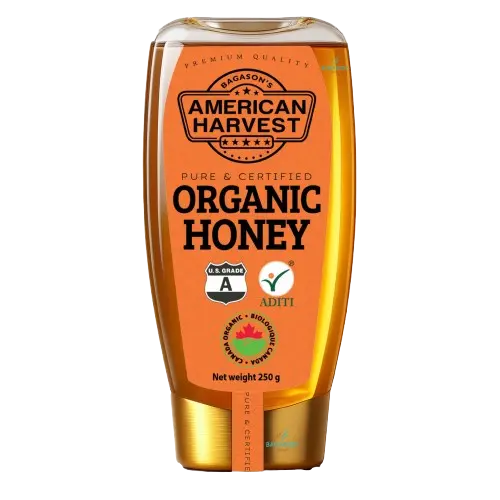[AH-229] AH Organic Honey Squeeze Jar (12x250g)